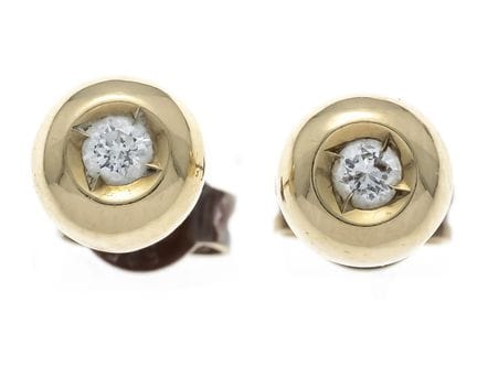 Boucles d'oreilles solitaires en diamant GG 585/00