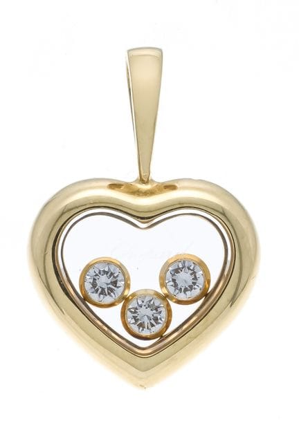 Colgante Chopard Happy Diamonds GG 750/000 con 3 d