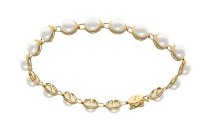 Bracelet filigrane en perles de culture GG 750/000