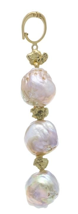 Pendentif à clip en perles d'eau douce GG 750/000 
