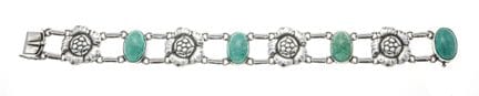 Georg Jensen link bracelet, 1933–1944, 925/000 sil