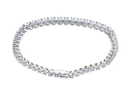 Bracelet Rivière Brillant WG 750/000 avec 48 brill