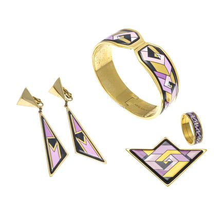 Conjunto de 4 piezas de Michaela Frey: bisutería, 