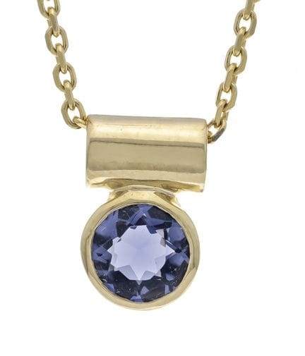 Colgante de tanzanita de Katja Lühr, GG 375/000, c