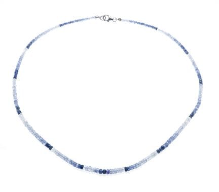 Harry Ivens Sapphire Necklace with Lobster Clasp, 