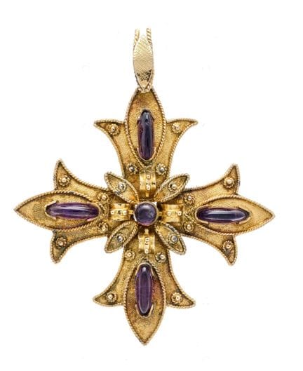 Pendentif en forme de croix de Malte GG 750/000 ma