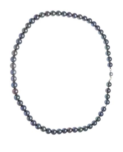 Cultured Pearl Necklace with WG 585/000 ball clasp