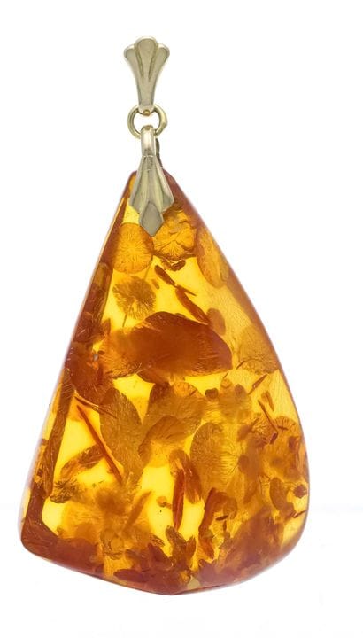 Amber pendant GG 333/000 with an amber bead measur
