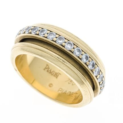 Bague tournante à brillants GG 750/000 « Eternity 