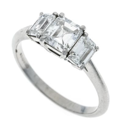 Tiffany &amp; Co. Diamond Ring in 950/000 platinum