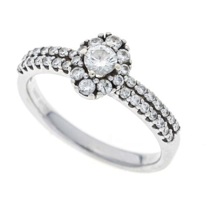 Bague « Christ Brillant » WG 585/000, sertie de 39