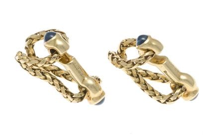 Boutons de manchettes vintage Boucheron, vers 1970