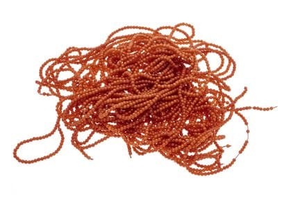 Lote de hilos de coral, con cuentas de coral de 2,