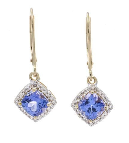 Boucles d'oreilles Harry Ivens en tanzanite GG 585