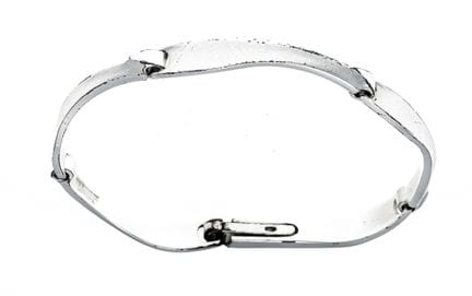 Lapponia Link Bracelet, 925/000 Silver, stamped "L