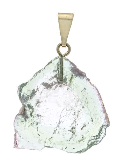 Pendentif en tourmaline « Melon » GG 375/000 avec 