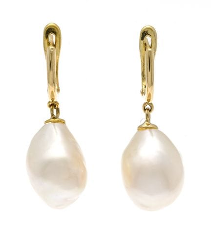 Pendientes de clip con perlas de agua dulce GG 750