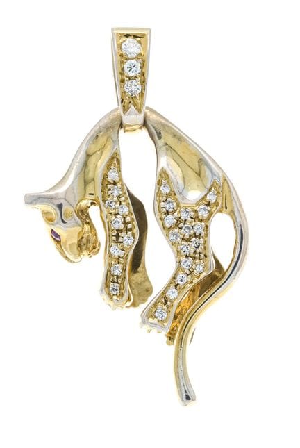 Pendentif figuratif en diamants GG 333/000, serti 
