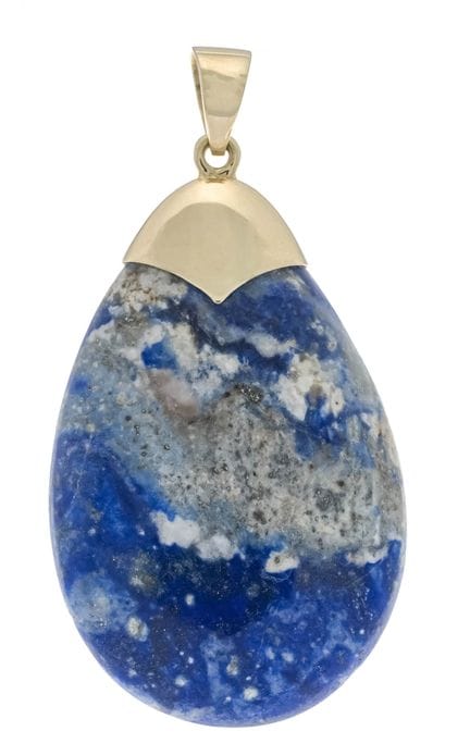 Large Lapis Lazuli Pendant GG 585/000 with a polis