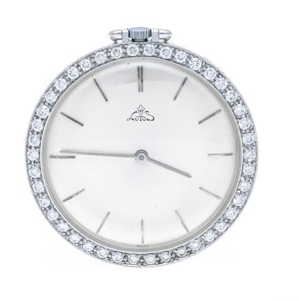 Orologio da sera Lotos, 750/000 WG, con 42 diamant
