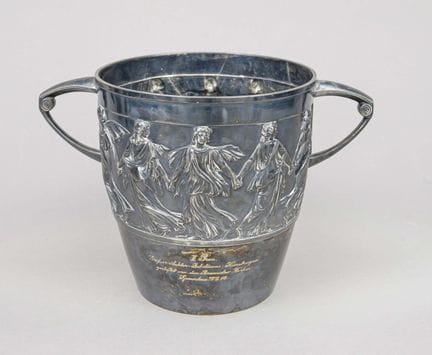 Raffreddatore per bottiglie in stile Art Nouveau, 