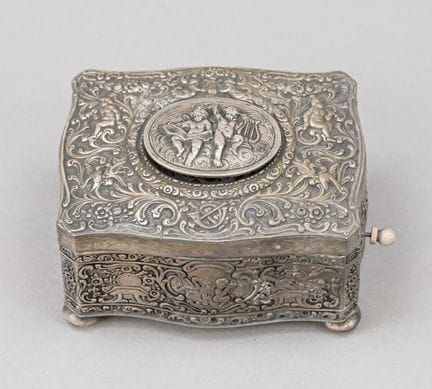 Carillon, inizio XX secolo, argento sterling 925/0