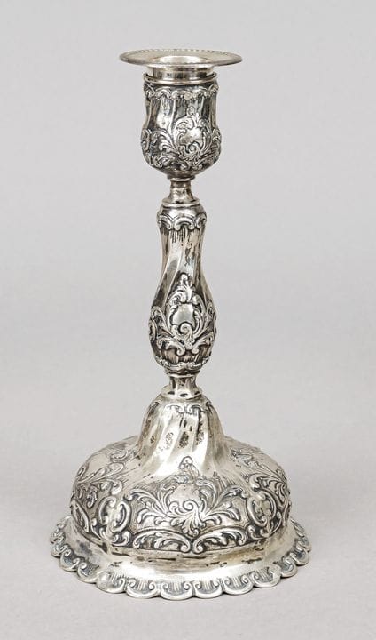 Candelabro, tedesco, XX secolo, marchio del fondit
