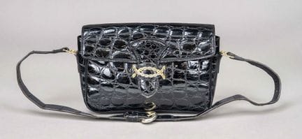 Celine, borsa a tracolla vintage in coccodrillo, p