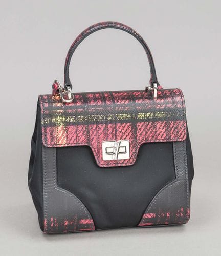 Borsa a tracolla Prada in tessuto di nylon e pelle
