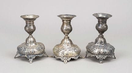 Tre candelieri, tedeschi, XX secolo, n. cat.: Adam
