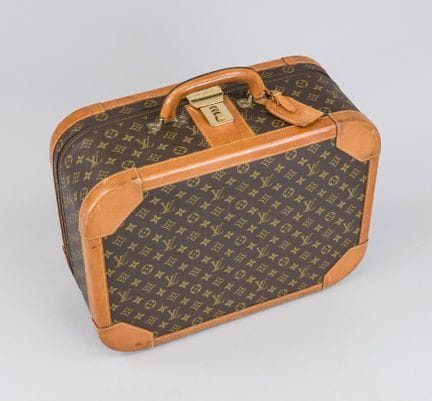 Louis Vuitton, maleta de viaje pequeña vintage de 