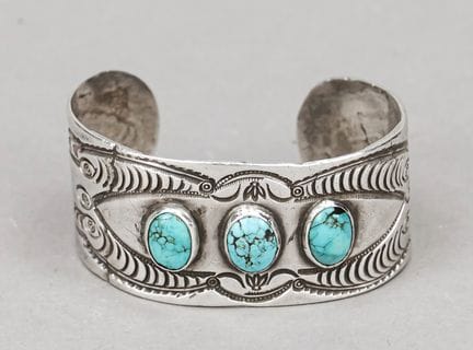 Bracciale Navajo, Stati Uniti, 1920/30 circa, arge