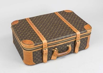 Louis Vuitton, maleta de viaje vintage de lona Mon