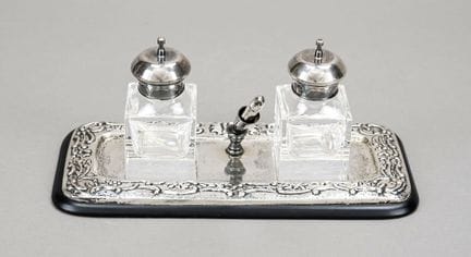 Writing set, probably Italy, 20th century, hallmar