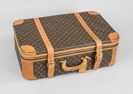 Louis Vuitton, maleta de viaje vintage de lona Mon