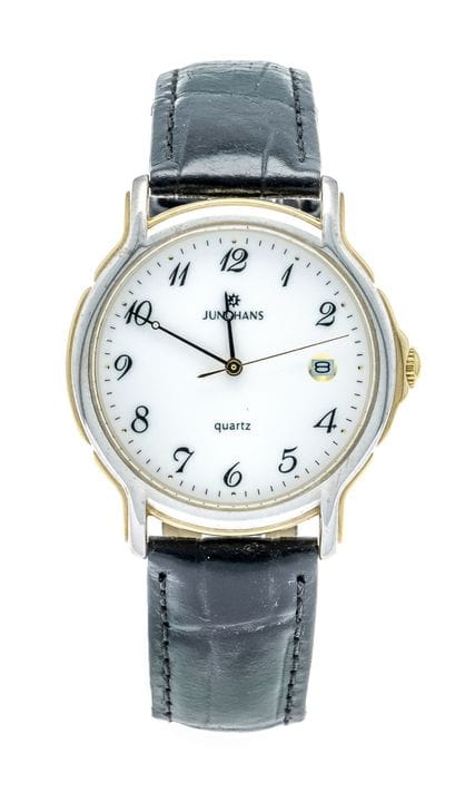 Orologio al quarzo da uomo Junghans, bicolore, ref