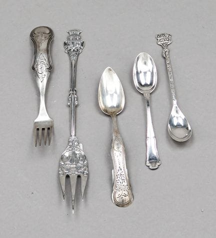 Service de couverts de 15 pièces, Pays-Bas, XIXe/X