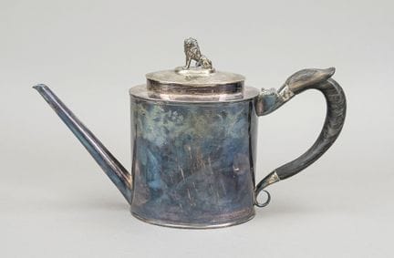 Cafetière, allemande, marque de la fonderie : Augs
