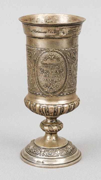 Coppa, tedesca, 1880 circa, marchio del gioiellier