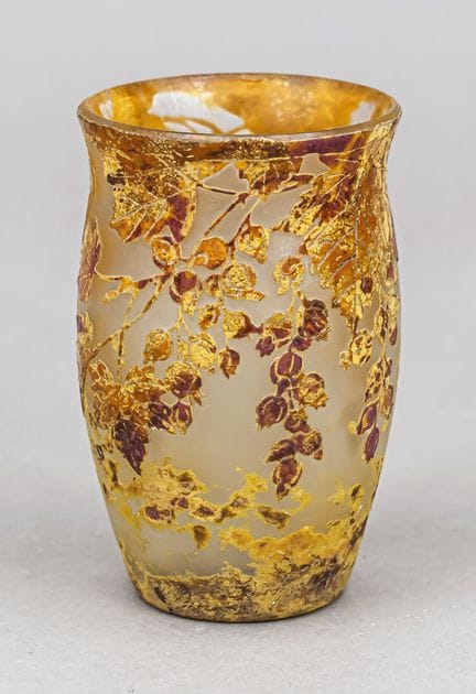Vase, France, début du XXe siècle, Daum, Nancy, ba