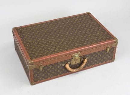 Louis Vuitton, maleta de viaje vintage de carcasa 