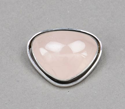 Brosche, 1960er Jahre, Sterlingsilber 925/000, fei