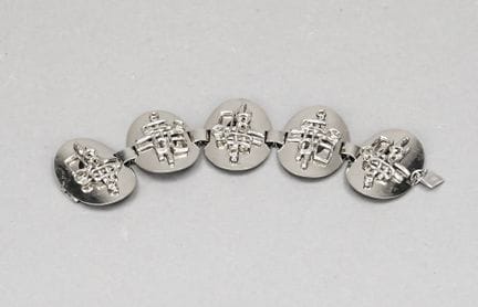 Bracciale, seconda metà del XX secolo, argento ste
