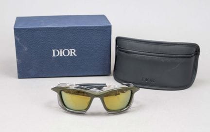 Christian Dior, occhiali da sole, montatura squadr
