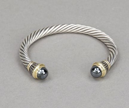 Bracciale, XX secolo, argento sterling, parzialmen