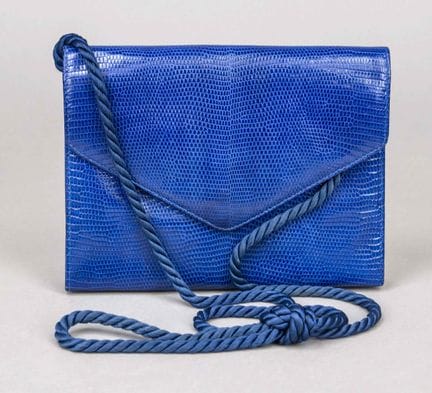 Fratelli Rossetti, borsa a busta vintage, pelle bl