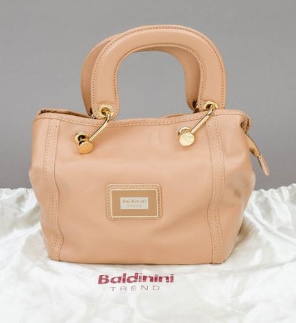 Baldinini Trend, borsa a doppio manico, pelle fine