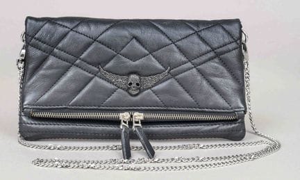 Zadig &amp; Voltaire, pochette in pelle trapuntata