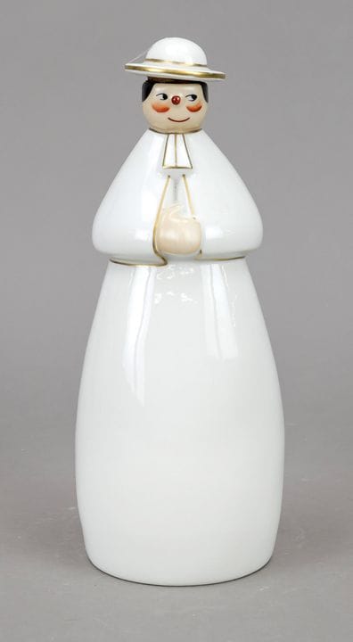 Caraffa satirica a forma di prete, Roby, Parigi, X