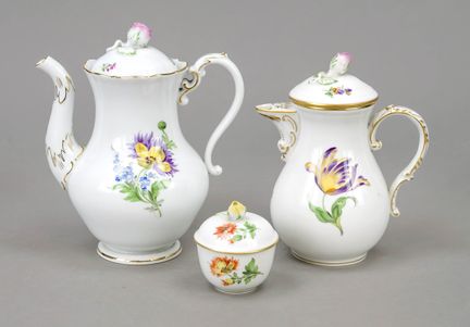 Set di 3 pezzi, Meissen, XX secolo, prima e second